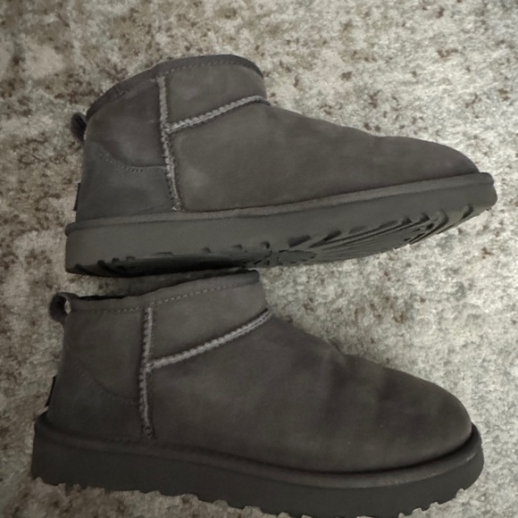 UGG Gray Ankle Boots - Picture 2 of 4